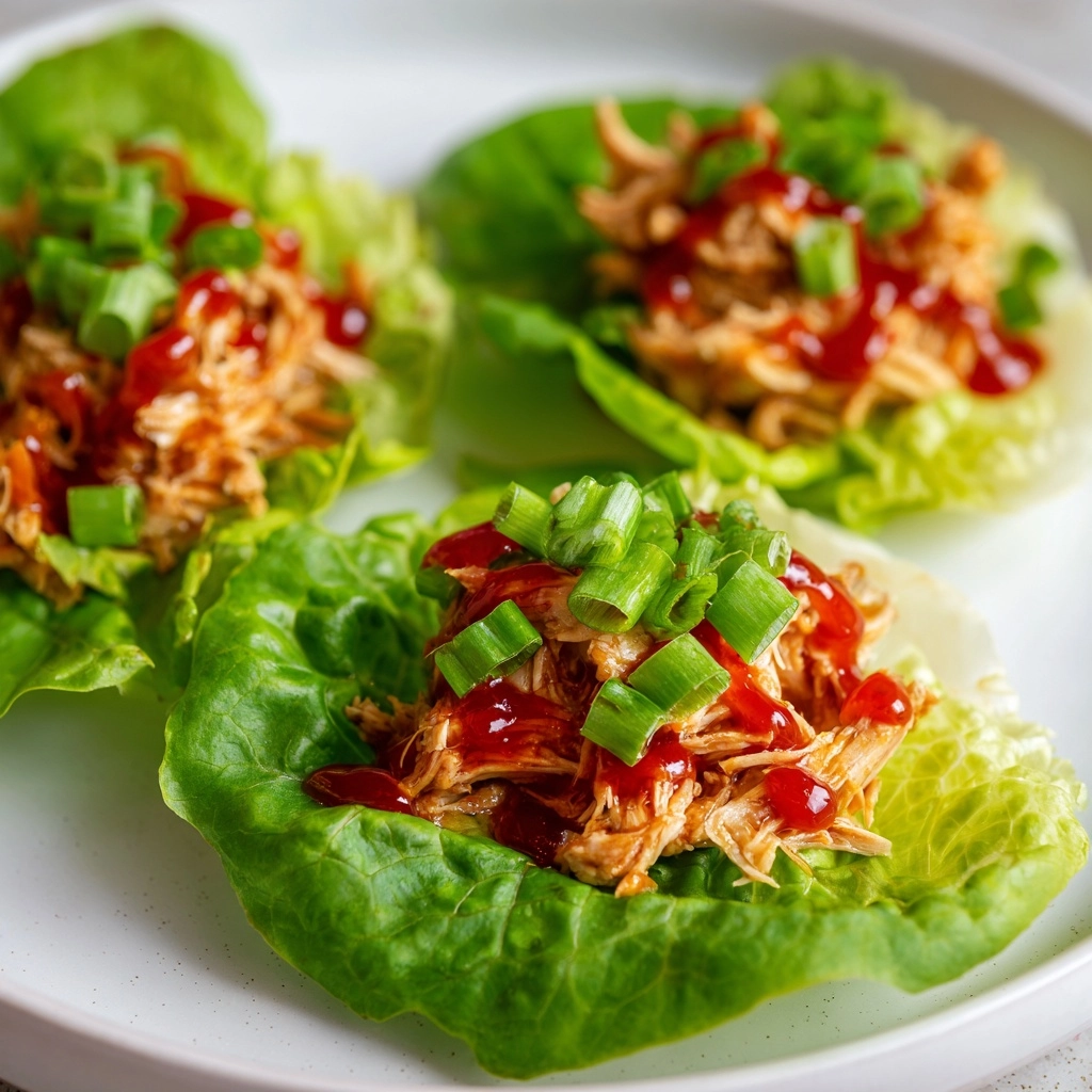 Spicy Thai Chicken Lettuce Wraps Recipe - Recipe Image