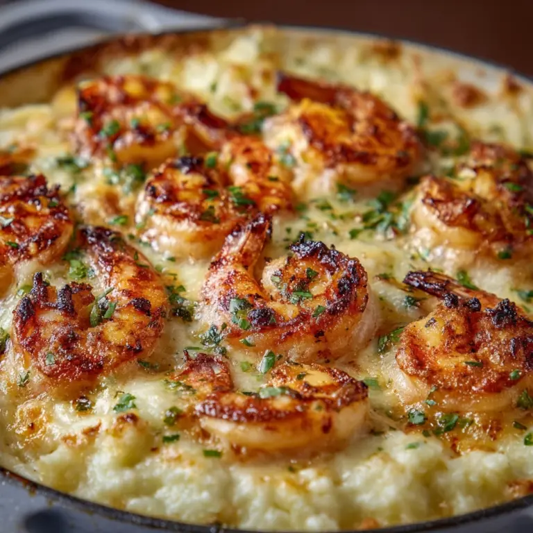 Shrimp and Scallop Gratin with Cauliflower Recipe