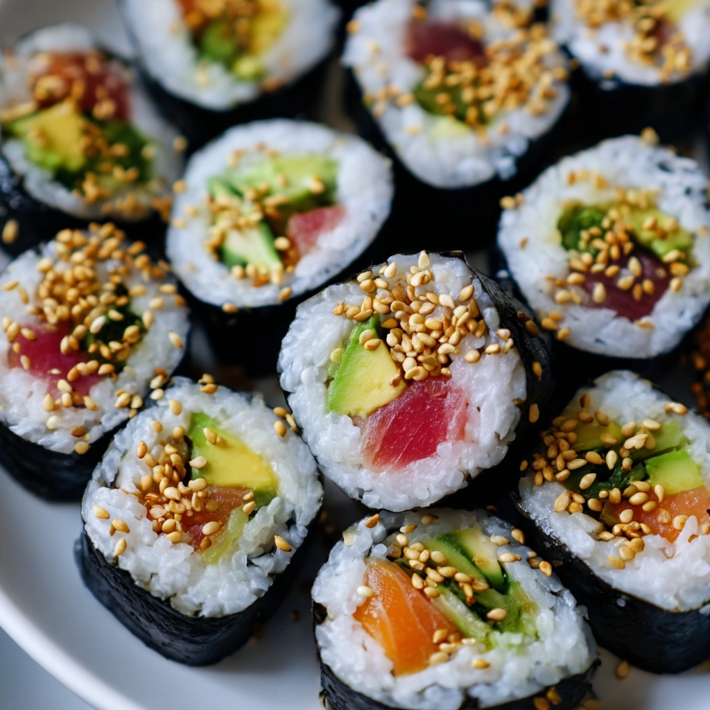 Easy Vegan Avocado Sushi Rolls Recipe