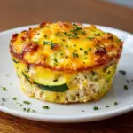 Chicken, Cheese, and Zucchini Muffins Recipe