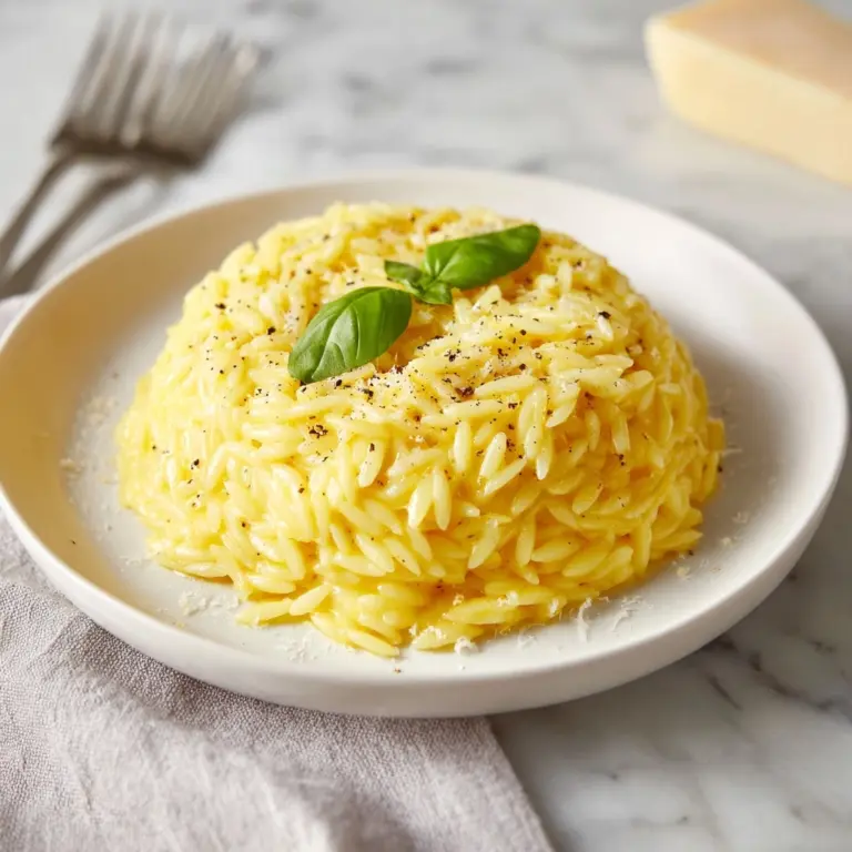 Creamy Cottage Cheese Orzo Recipe