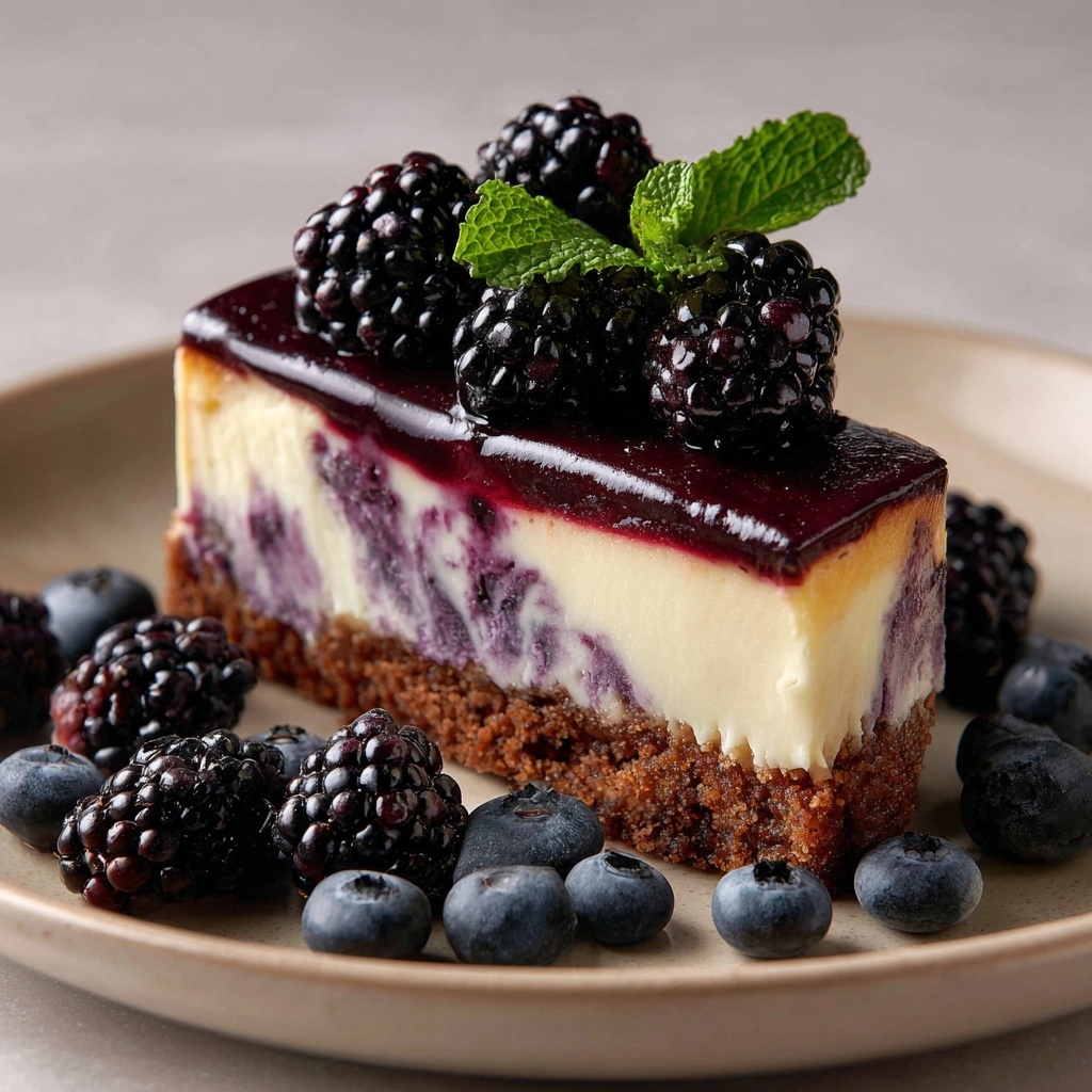 Blackberry Cheesecake Recipe - Recipe Image