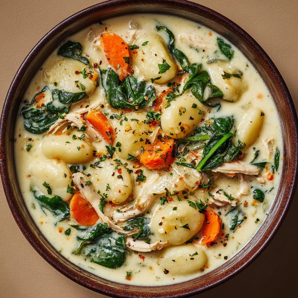 Creamy Chicken Gnocchi Soup - Recipe Image