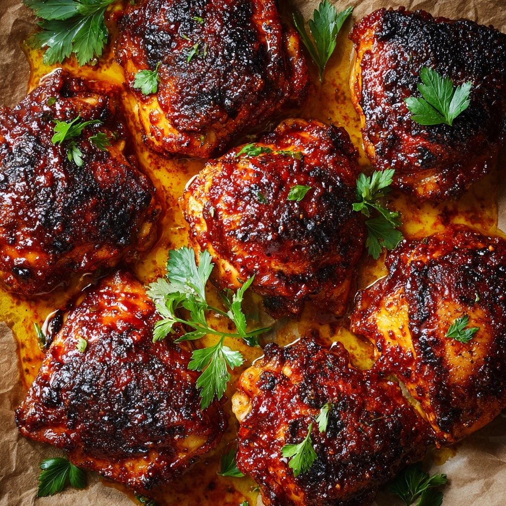 Gochujang Miso Chicken Thighs: An Amazing Ultimate Recipe - Recipe Image
