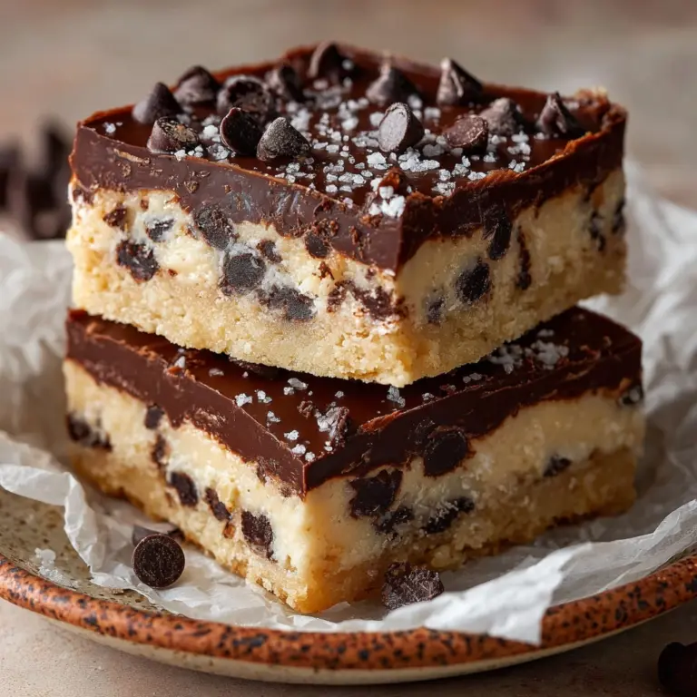 No Bake Cookie Dough Bars Recipe