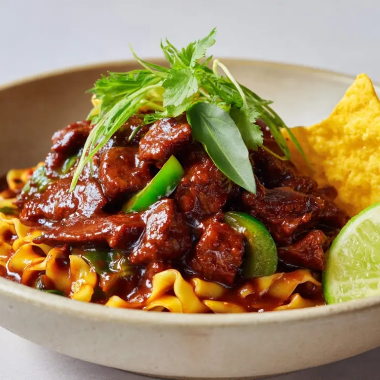 Curry Goat Noodles Recipe