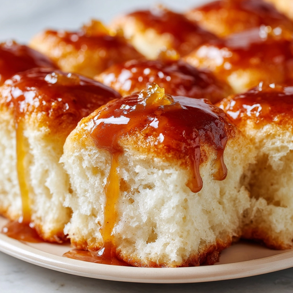 Orange Glazed Butterflake Rolls Recipe - Recipe Image