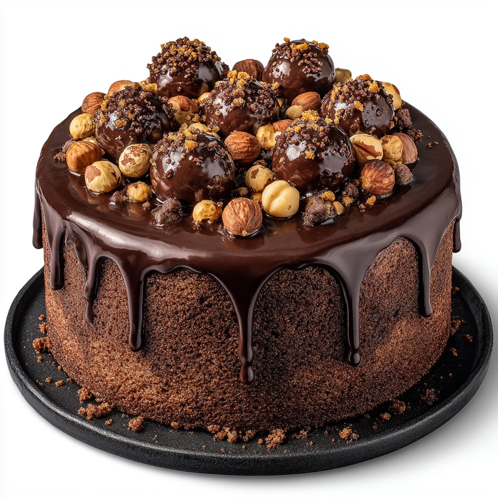 Chocolate Hazelnut Cake Recipe - Recipe Image