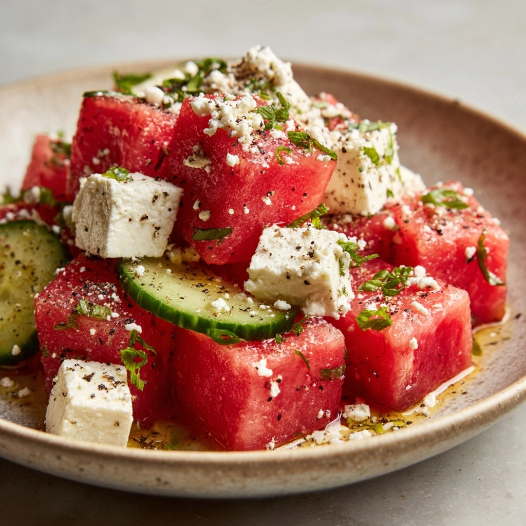 Watermelon Feta Salad Recipe - Recipe Image