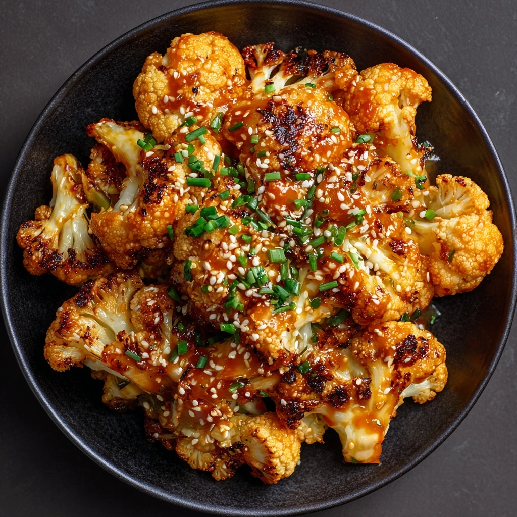 Sweet Spicy Baked Cauliflower Recipe - Recipe Image