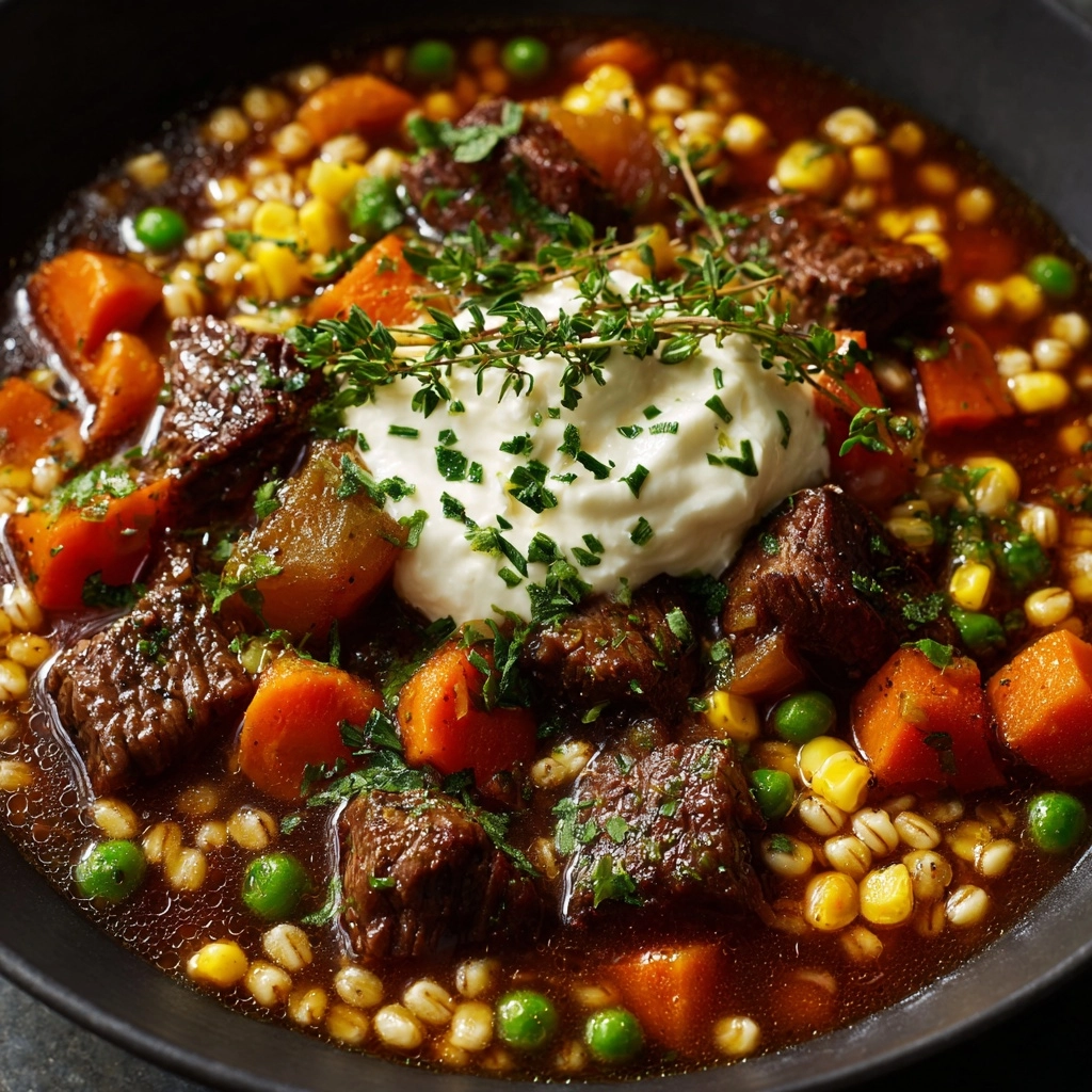 Beef Barley Soup Recipe - Recipe Image