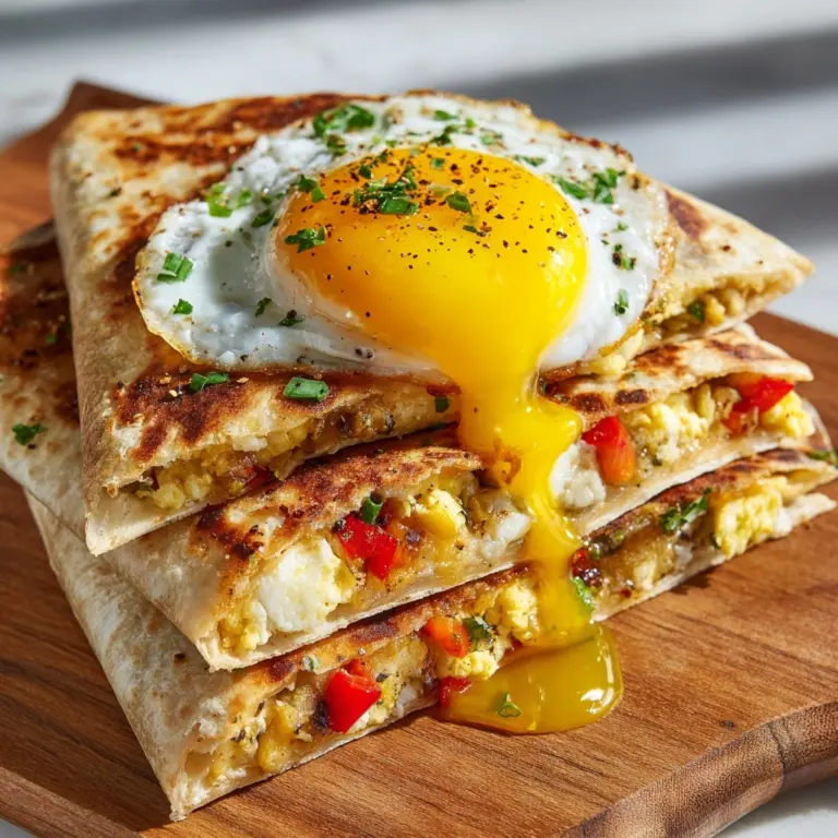 Fried Egg Quesadilla Recipe