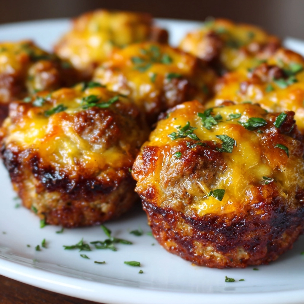 BBQ Mini Meatloaves Recipe - Recipe Image