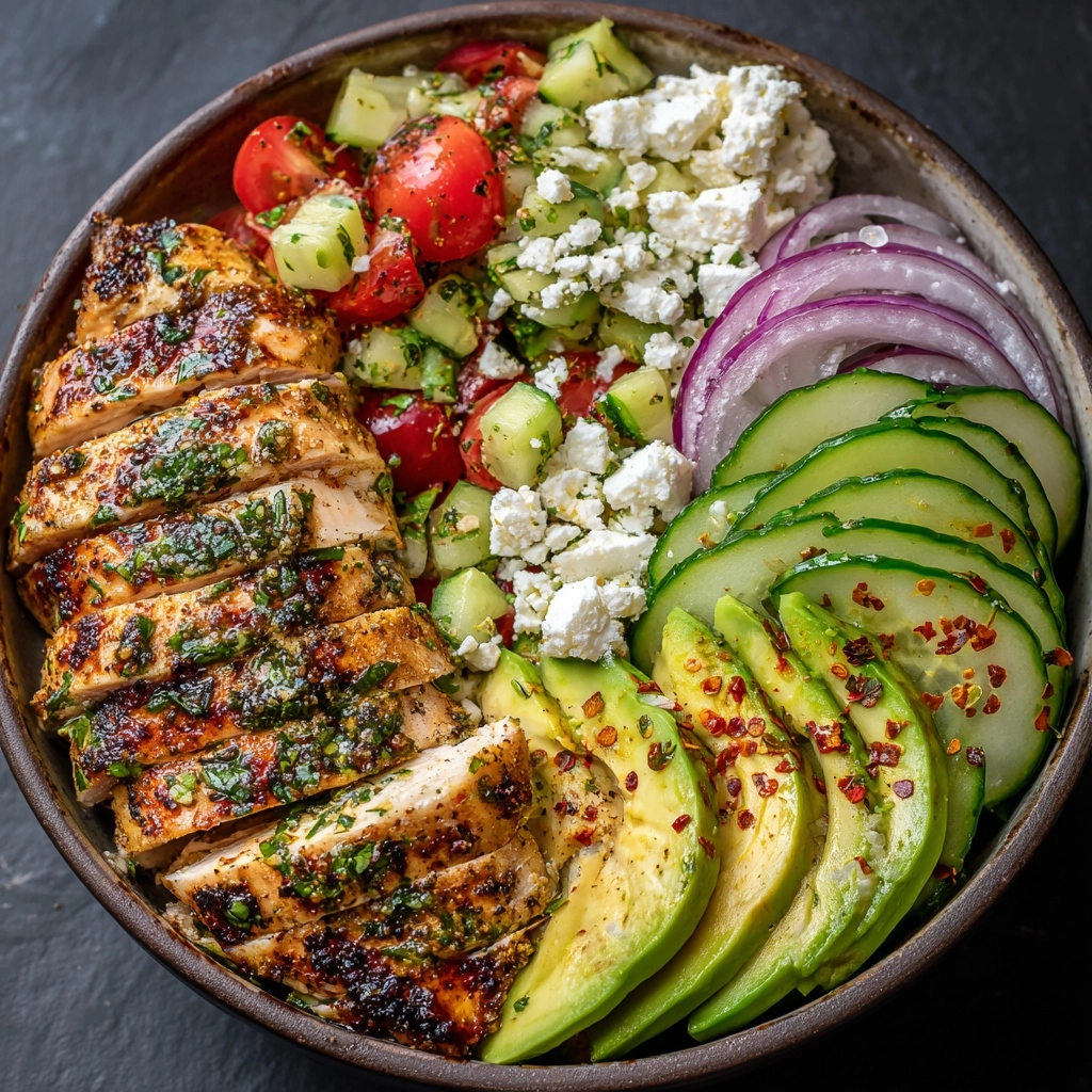Greek Avocado Chicken Salad Recipe - Recipe Image
