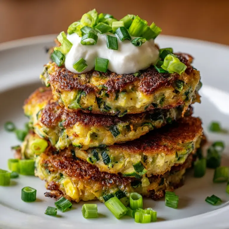 Air Fryer Zucchini Fritters Recipe
