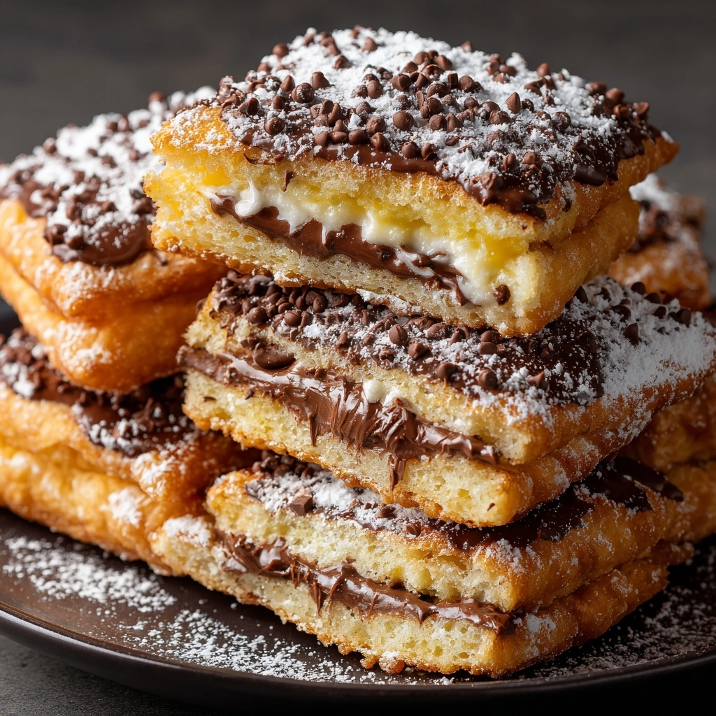 Air Fryer Nutella Stuffed Beignets Recipe - Recipe Image