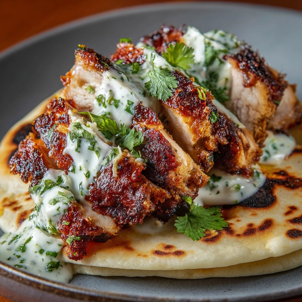 Chicken Shawarma with Yogurt Sauce Recipe - Recipe Image