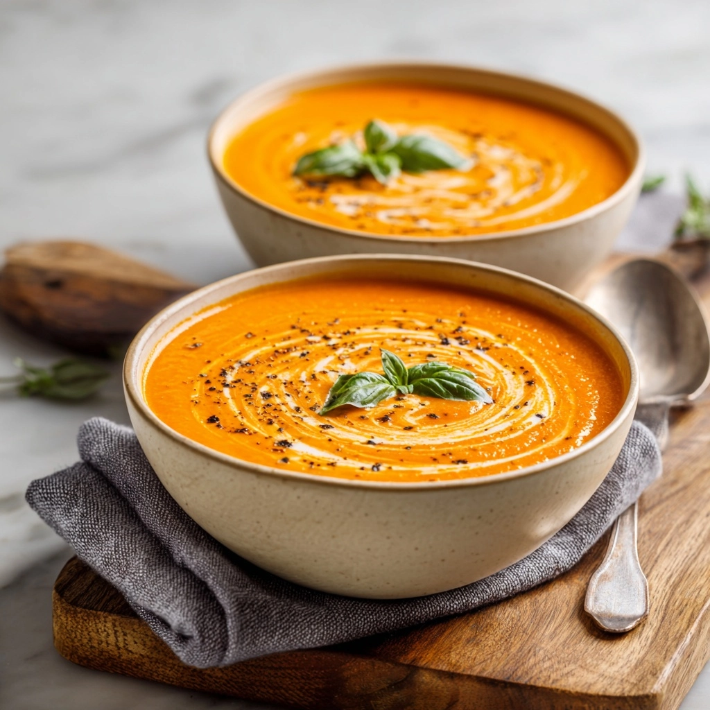 Classic Tomato Soup (Lightened Up!) Recipe - Recipe Image