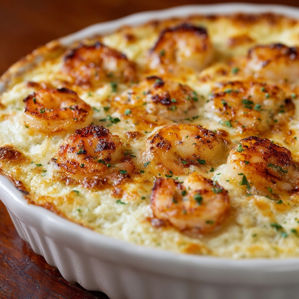 Shrimp and Scallop Gratin with Cauliflower Recipe - Recipe Image