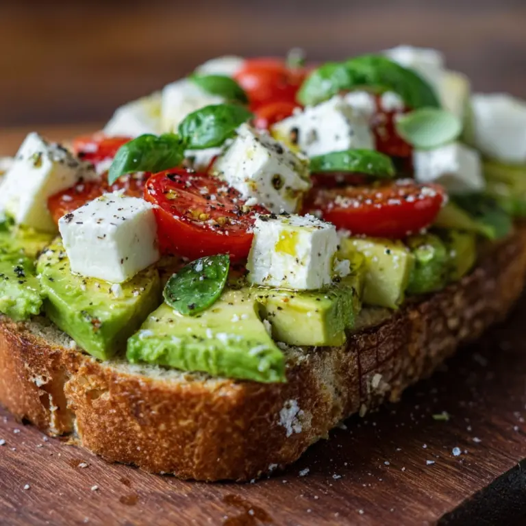 Avocado Feta Toast Delight Recipe