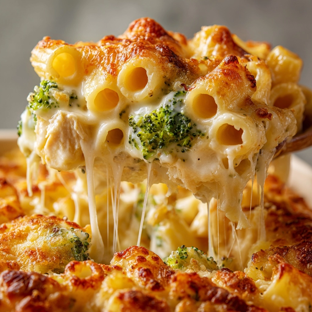 Chicken Broccoli Alfredo Bake Recipe - Recipe Image
