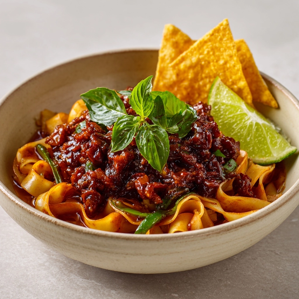 Curry Goat Noodles Recipe - Recipe Image