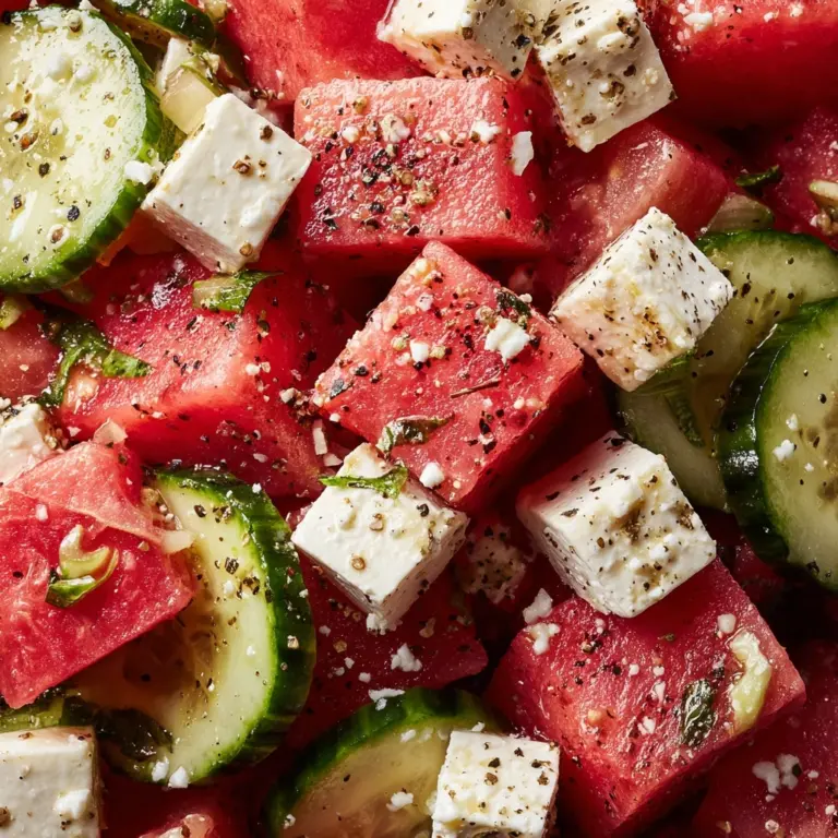 Watermelon Feta Salad Recipe