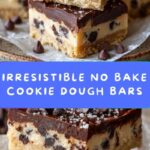 No Bake Cookie Dough Bars Recipe