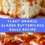 Orange Glazed Butterflake Rolls Recipe
