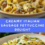 Creamy Italian Sausage Fettuccine Recipe