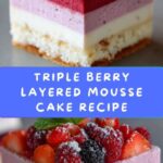 Berry Layered Mousse Cake Recipe