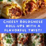 Cheesy Bolognese Roll-Ups Recipe