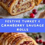 Turkey & Cranberry Sausage Rolls Recipe