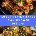 Sweet Spicy Baked Cauliflower Recipe