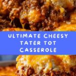 Cheesy Ground Beef Tater Tot Casserole Recipe