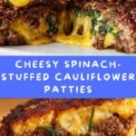 Spinach and Cheese Stuffed Cauliflower Patties Recipe