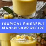 Fruity Summer Cold Pineapple Soup Recipe