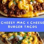 Melty Mac & Cheese Burger Tacos Recipe