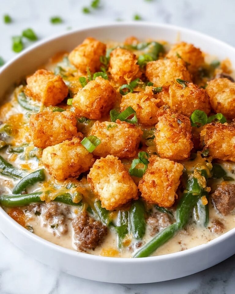 Green Bean Casserole with Tater Tots: Irresistibly Cozy Recipe