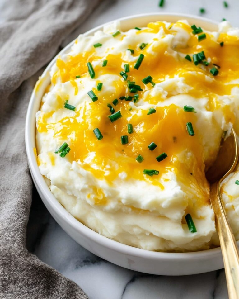 Baked Cheesy Mashed Potatoes Recipe