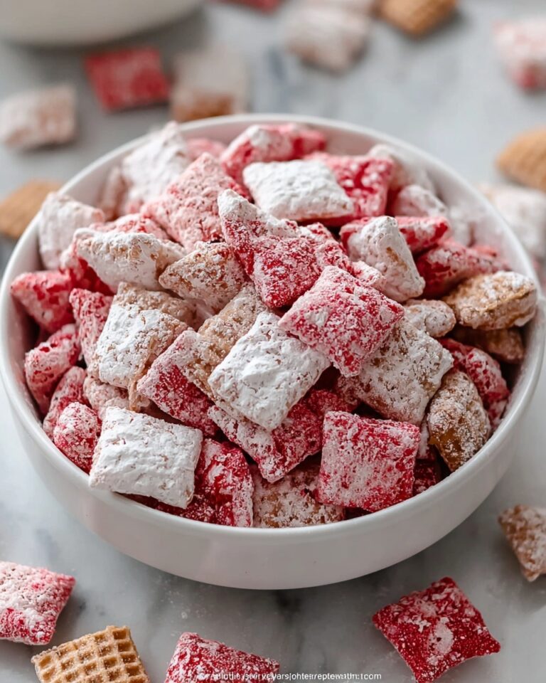 Cherry Cheesecake Puppy Chow Recipe
