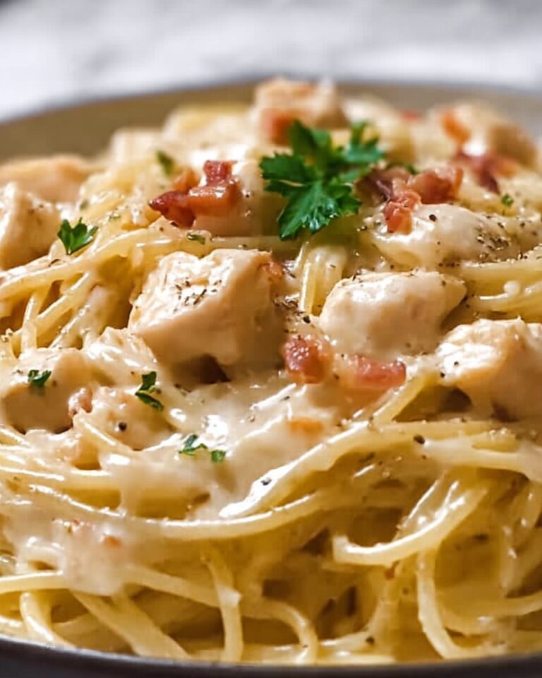 Creamy Crockpot Chicken Spaghetti Recipe