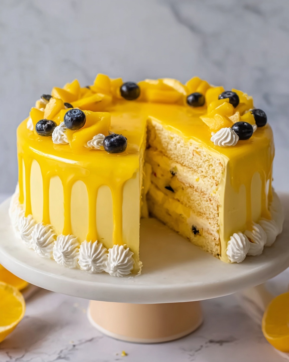 Mango Mousse Cake Recipe - Recipe Image