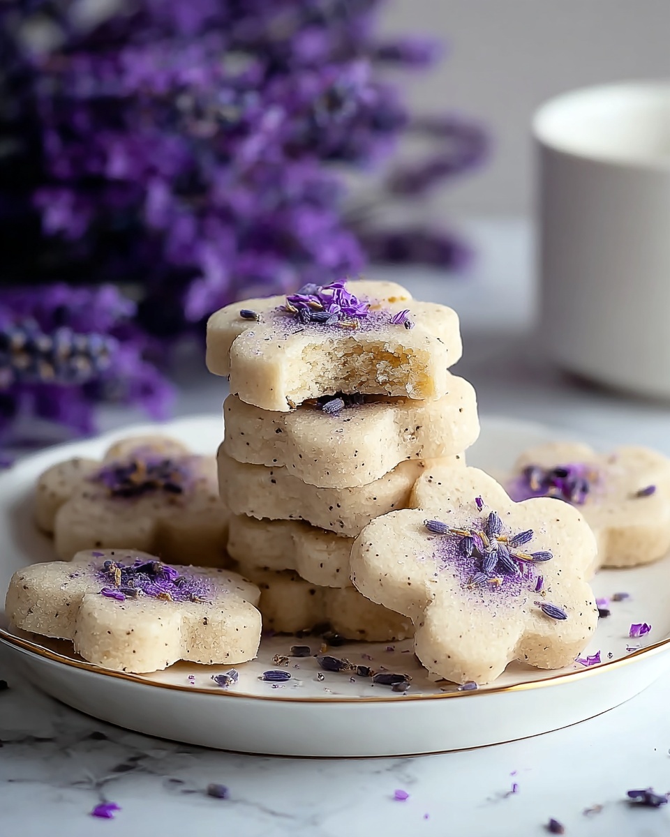 Lavender Shortbread Cookies Recipe - Recipe Image
