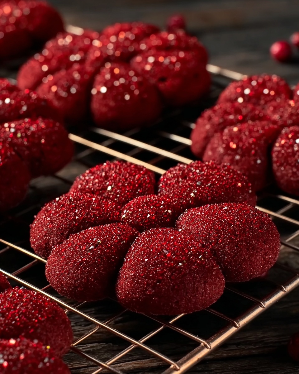 Red Velvet Spritz Cookies Recipe - Recipe Image