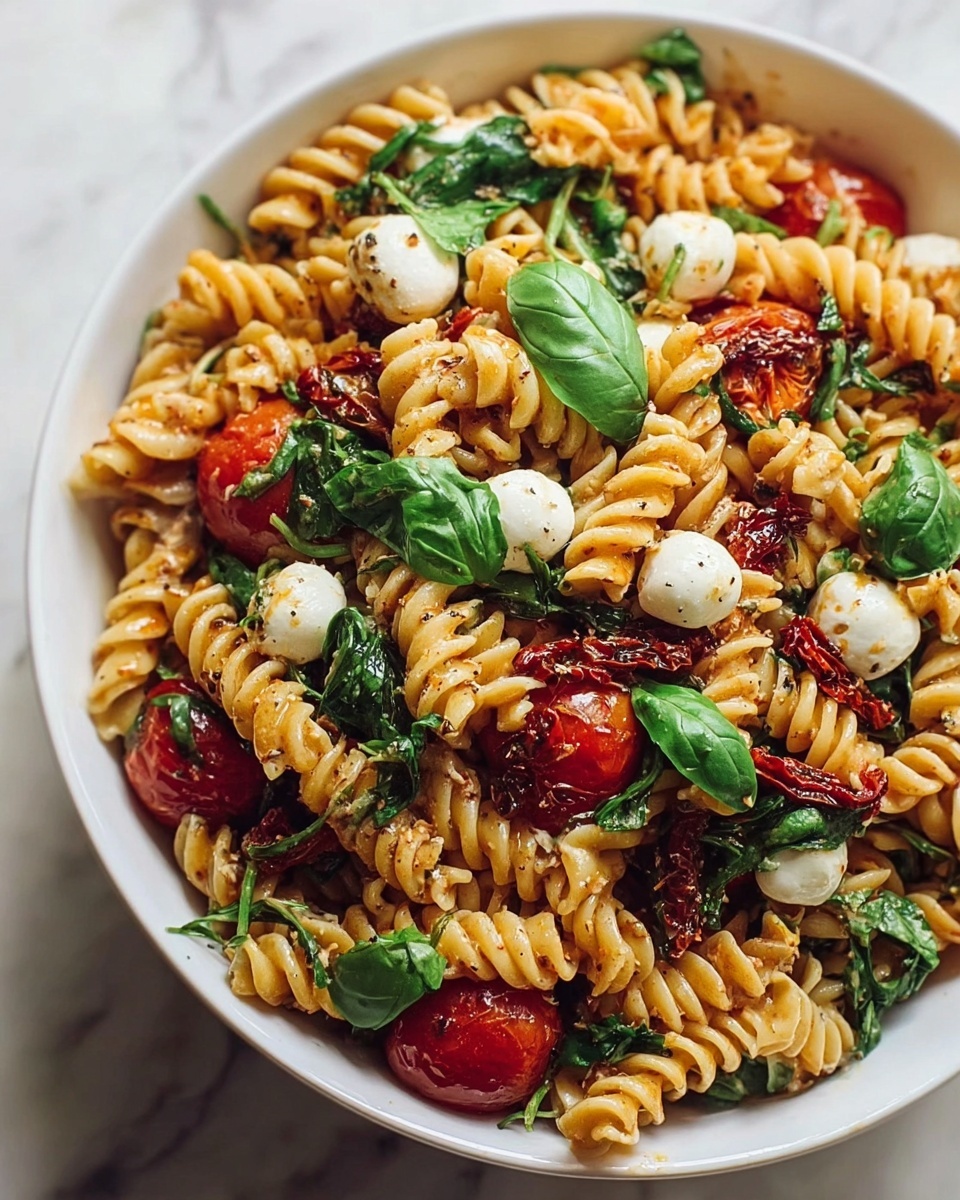 Sun Dried Tomato Pasta Salad Recipe - Recipe Image