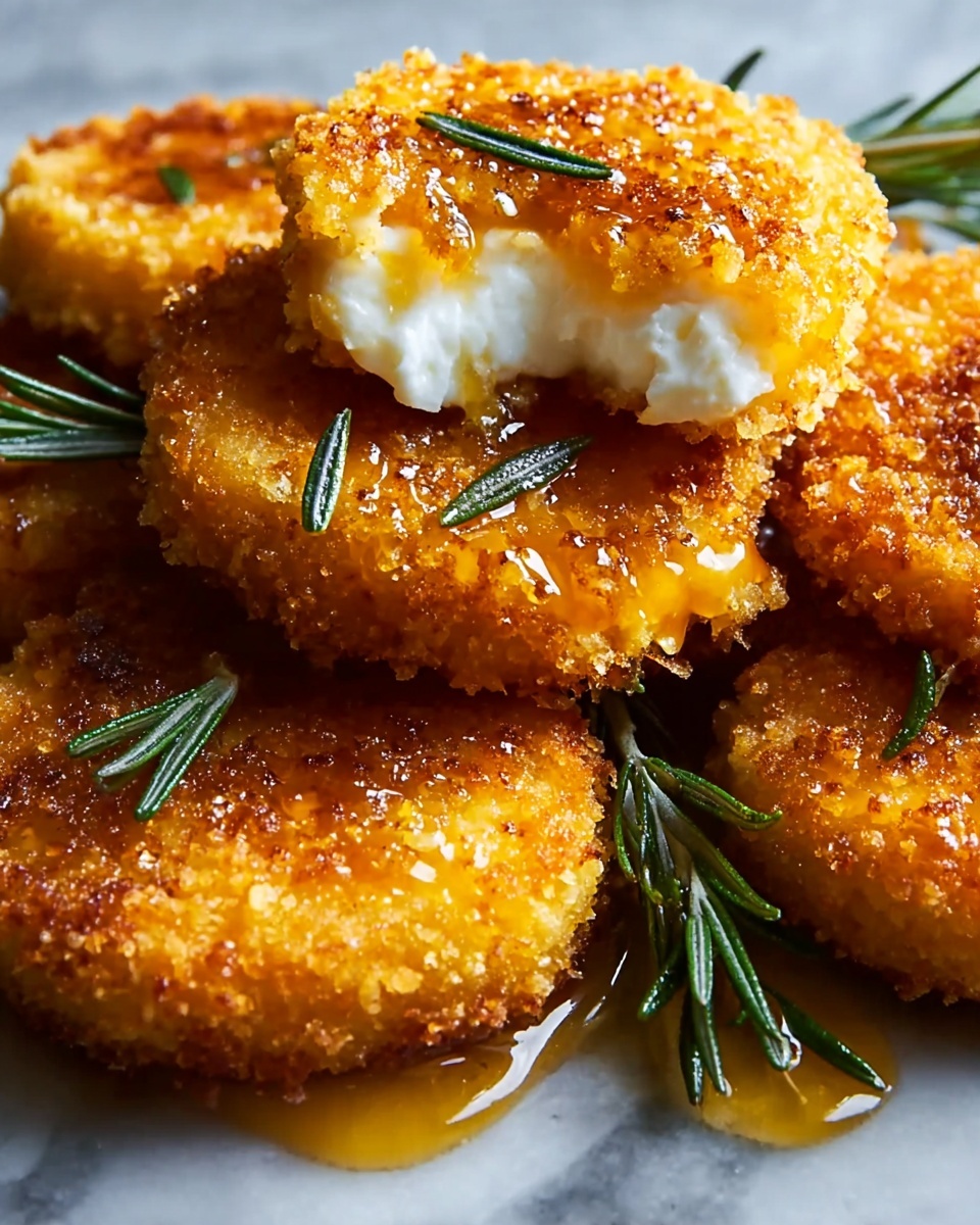 Fried Goat Cheese Balls with Spicy Sage Honey Recipe - Recipe Image