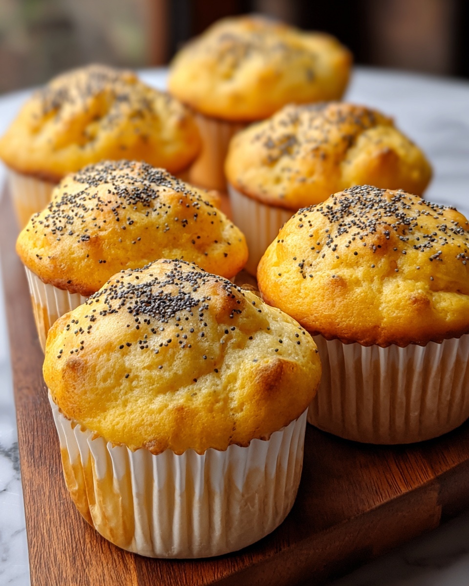 Homemade Lemon Poppyseed Muffins Recipe - Recipe Image