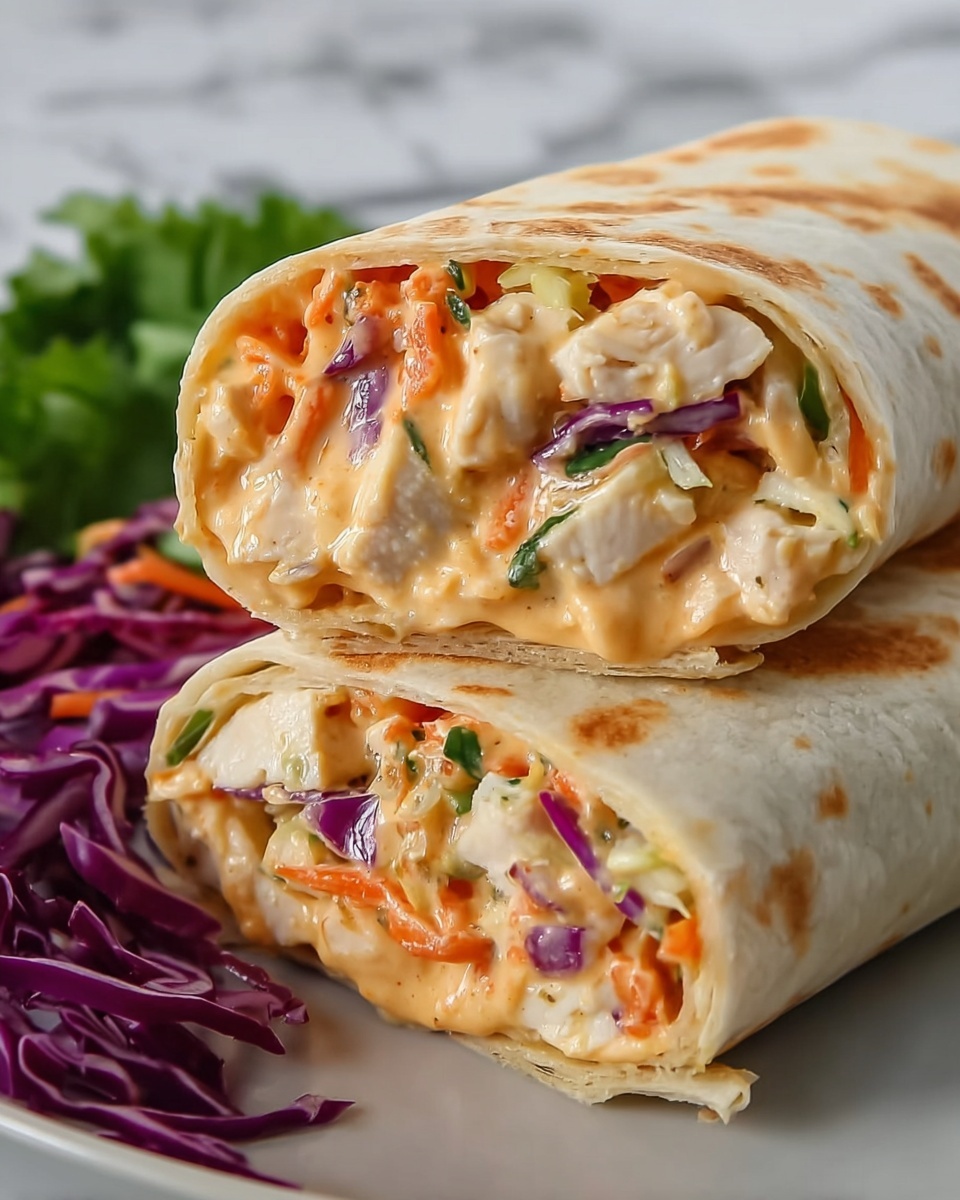 Crunchy Southwestern Chicken Wrap Recipe - Recipe Image