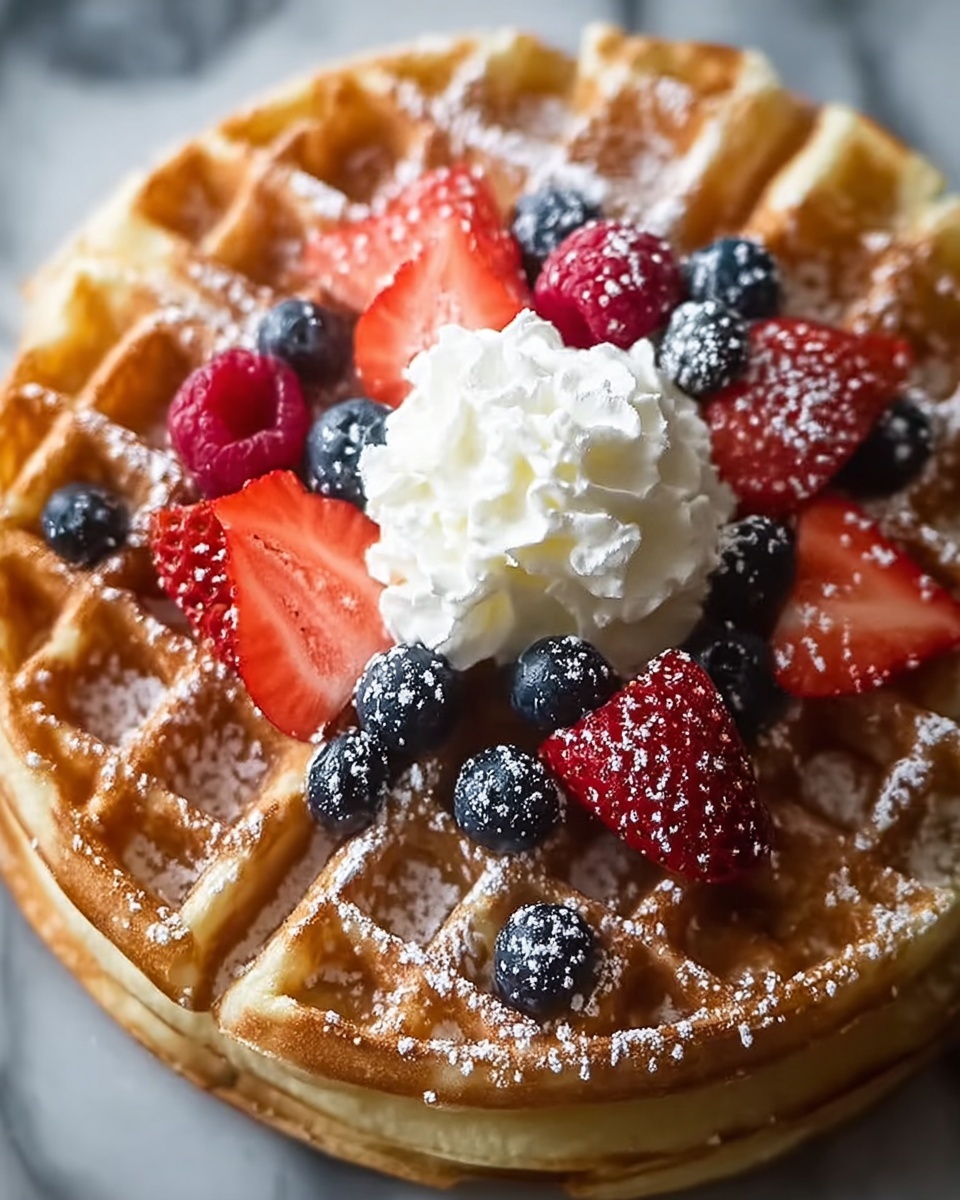 Quick High Protein Waffles Recipe - Recipe Image